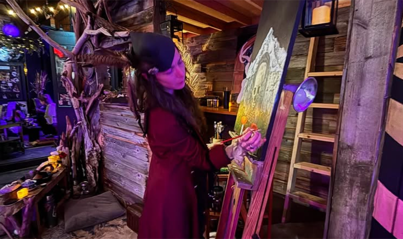 Sheba, artist at The Haven PDX in Portland